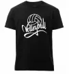 Чоловіча преміум футболка Volleyball print Чорний фото