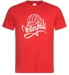 Мужская футболка Volleyball print Красный Мужская футболка Volleyball print Красный фото