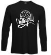 Реглан Volleyball print Черный фото