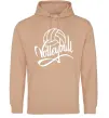 Мужская толстовка (худи) Volleyball print Песочный Мужская толстовка (худи) Volleyball print Песочный фото