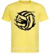 Чоловіча футболка Мяч штрихи Лимонний фото