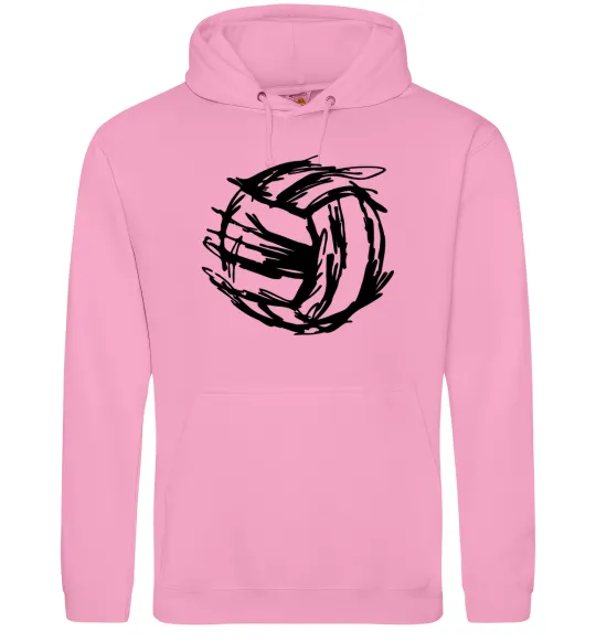 Чоловіча толстовка (худі) М'яч штрихи Рожевий фото