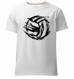 Чоловіча преміум футболка М'яч штрихи