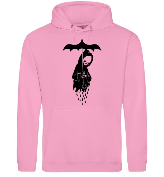 Чоловіча толстовка (худі) Raining death Рожевий фото