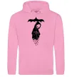 Чоловіча толстовка (худі) Raining death Рожевий фото