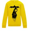 Детский Свитшот Raining death Солнечно желтый фото