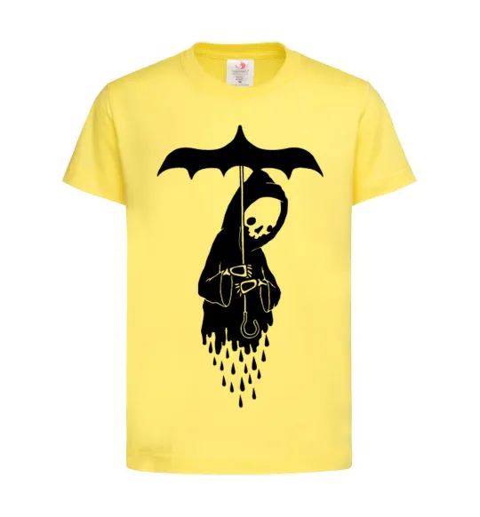 Детская футболка Raining death Лимонный фото