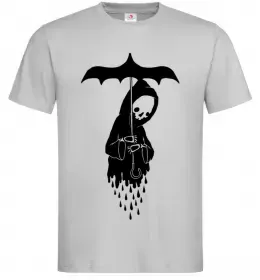 Чоловіча футболка Raining death Сірий фото