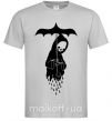 Мужская футболка Raining death Серый фото