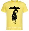 Чоловіча футболка Raining death Лимонний фото