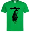 Мужская футболка Raining death Зеленый фото