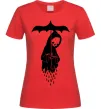 Жіноча футболка Raining death Червоний фото