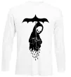 Лонгслів Raining death Білий фото