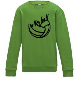 Детский Свитшот Volleyball text