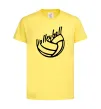 Детская футболка Volleyball text Лимонный фото