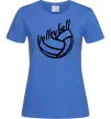Жіноча футболка Volleyball text Яскраво-синій Жіноча футболка Volleyball text Яскраво-синій фото