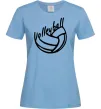 Жіноча футболка Volleyball text Блакитний Жіноча футболка Volleyball text Блакитний фото