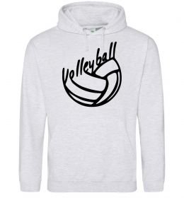 Мужская толстовка (худи) Volleyball text