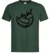 Мужская футболка Volleyball text Темно-зеленый Мужская футболка Volleyball text Темно-зеленый фото