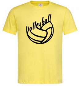 Мужская футболка Volleyball text