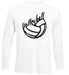 Лонгслив Volleyball text Белый Лонгслив Volleyball text Белый фото