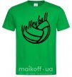 Чоловіча футболка Volleyball text Зелений фото