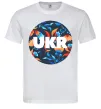 Мужская футболка UKR круг Белый Мужская футболка UKR круг Белый фото