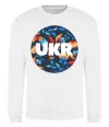 Свитшот UKR круг Белый фото