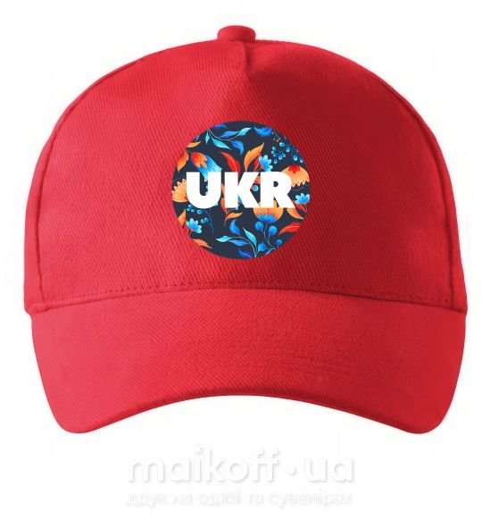 Кепка UKR круг Красный фото