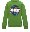 Детский Свитшот UKR круг Лаймовый фото
