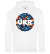 Чоловіча толстовка (худі) UKR круг Білий фото