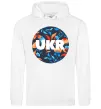 Жіноча толстовка (худі) UKR круг Білий фото