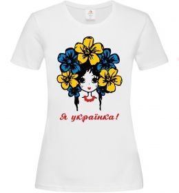 Жіноча футболка Я українка дівчина