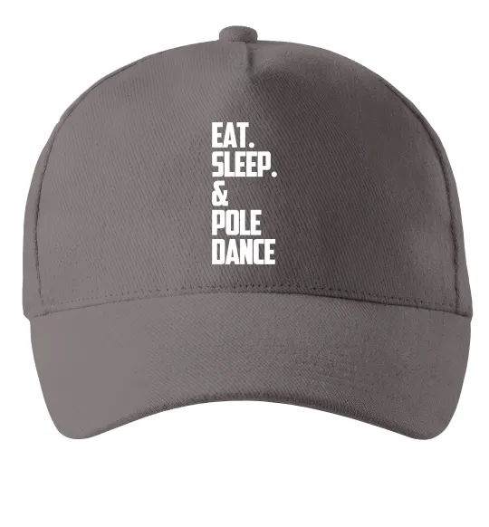 Кепка Eat sleep pole dance Серый фото