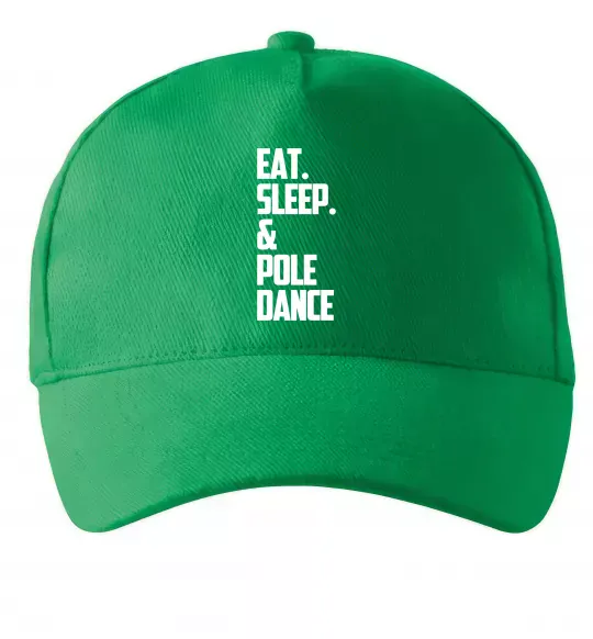 Кепка Eat sleep pole dance Зелений фото