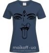 Жіноча футболка Yoga fun Темно-синій фото
