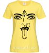 Женская футболка Yoga fun Лимонный фото