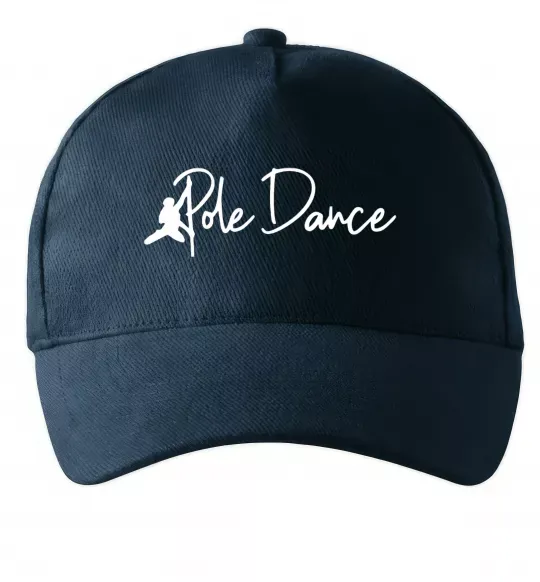 Кепка Pole dance text girl Темно-синий фото
