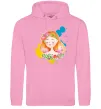 Женская толстовка (худи) Ukrainian girl splash Розовый фото
