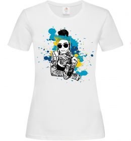 Жіноча футболка Ukrainian swag girl splash