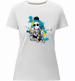 Женская премиум футболка