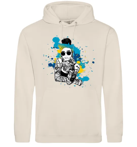 Чоловіча толстовка (худі) Ukrainian swag girl splash Таш фото