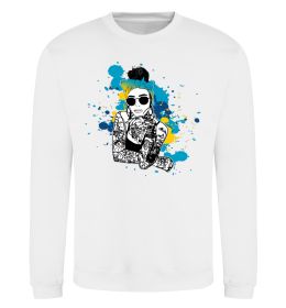 Світшот Ukrainian swag girl splash Світшот Ukrainian swag girl splash
