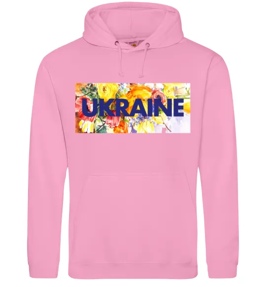 Мужская толстовка (худи) Ukraine frame Розовый фото