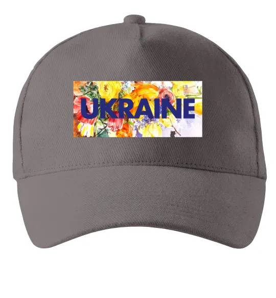 Кепка Ukraine frame Серый фото