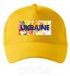 Кепка Ukraine frame Солнечно желтый фото