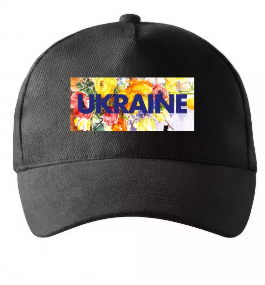 Кепка Ukraine frame Чорний фото