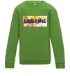Детский Свитшот Ukraine frame Лаймовый фото