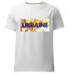 Чоловіча преміум футболка Ukraine frame Білий фото