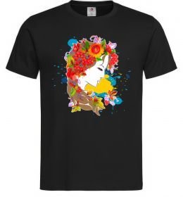 Мужская футболка Українка петриківський розпис